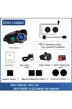 Q28 Kameralı Motosiklet Kask Kulaklığı Q28 Kameralı Motosiklet Kask Kulaklığı