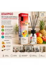 Fruit Cascade Bambu Çubuklu Oda Kokusu - 110 ml - Cam Şişe Fruit Cascade Bambu Çubuklu Oda Kokusu - 110 ml - Cam Şişe