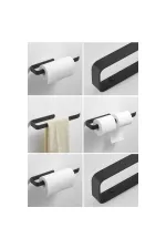 Metal Mat Siyah Havluluk Metal Mat Siyah Havluluk
