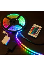 RGB Şerit 54 LED Kumandalı USB Bağlantılı
