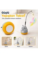 Kedi Şekilli Dönen Peluş Balıklı Olta Oyuncağı Kedi Şekilli Dönen Peluş Balıklı Olta Oyuncağı