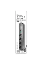 Termal Akım Korumalı 4 Prizli USB Girişli Uzatma Kablosu Termal Akım Korumalı 4 Prizli USB Girişli Uzatma Kablosu
