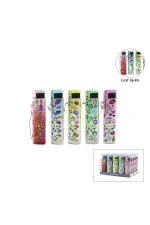 LED Işıklı Rüzgar Çakmağı - Karışık Desenli - İpli