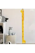 Sevimli Sarı Zürafa Boy Ölçüsü Sticker Sevimli Sarı Zürafa Boy Ölçüsü Sticker