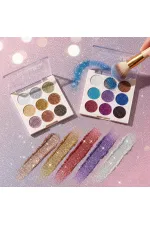 9 Renk Glitter Diamond Far Paleti - 2'li Set 9 Renk Glitter Diamond Far Paleti - 2'li Set