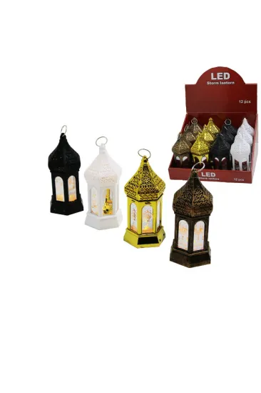 Ramazan Temalı Büyük Altıgen Kapalı Kubbe LED Lamba Ramazan Temalı Büyük Altıgen Kapalı Kubbe LED Lamba