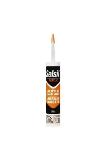 Beyaz Akrilik Mastik - Silikonize Akrilik - 500 gr Beyaz Akrilik Mastik - Silikonize Akrilik - 500 gr