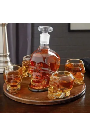 Crystal Head Kuru Kafa Cam Şişe 350 Ml