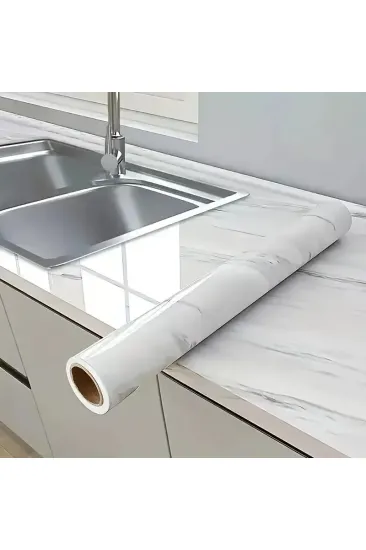 Mermer Desenli Kaplama Kağıdı 5 Metre Mermer Desenli Kaplama Kağıdı 5 Metre