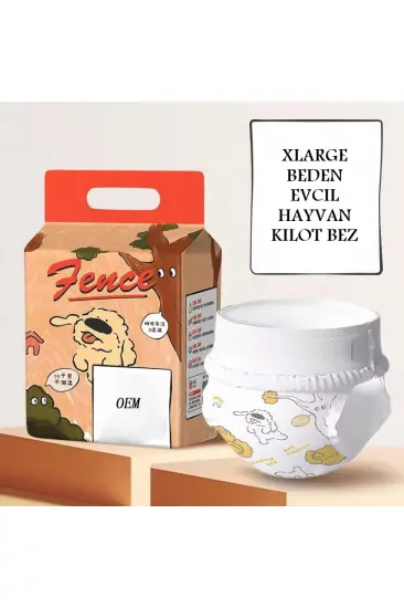 XLarge Beden Evcil Hayvan Kilot Bez - Ultra Emici - Hızlı Kuruyan XLarge Beden Evcil Hayvan Kilot Bez - Ultra Emici - Hızlı Kuruyan