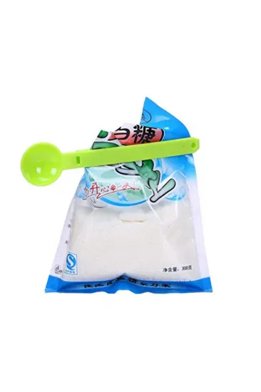 Ölçme Kaşıklı Poşet Klipsi 3'lü Paket Ölçme Kaşıklı Poşet Klipsi 3'lü Paket