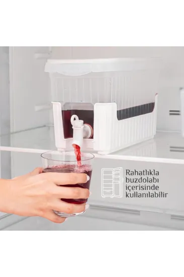 Su ve Meşrubat Sebili - Buzdolabı Uyumlu - Musluklu - Kapaklı Su ve Meşrubat Sebili - Buzdolabı Uyumlu - Musluklu - Kapaklı
