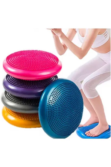Denge Diski - Dikenli Masaj Yüzeyli - Pilates ve Koordinasyon Minderi Denge Diski - Dikenli Masaj Yüzeyli - Pilates ve Koordinasyon Minderi