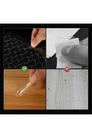 Çift Taraflı Yuvarlak Montaj Macunu 420 Adet