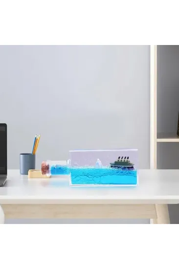 Batmayan Gemi Şişe Akvaryum Batmayan Gemi Şişe Akvaryum
