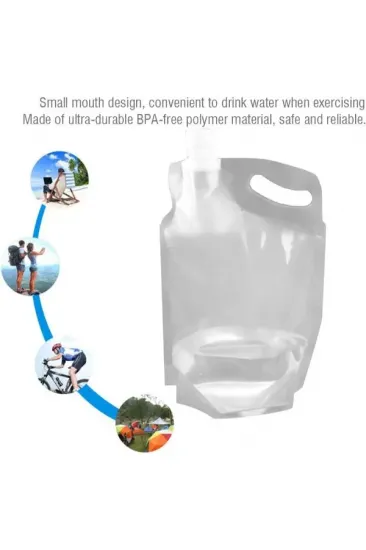 Plastik Kapaklı Su Torbası 1 Litre Plastik Kapaklı Su Torbası 1 Litre