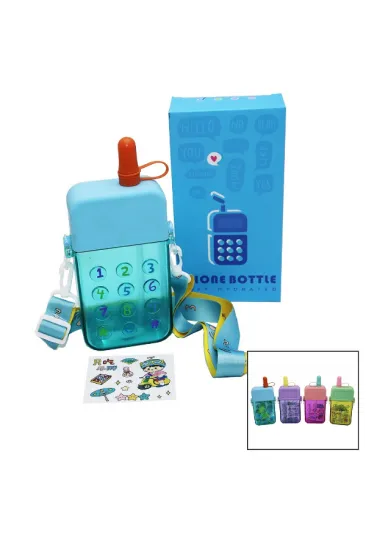Telefon Tasarımlı Renkli Çocuk Suluk Matara Telefon Tasarımlı Renkli Çocuk Suluk Matara