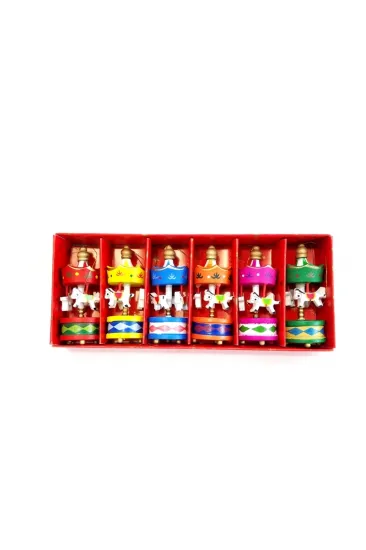 Toptan Mini Ahşap 6'lı Atli Karinca Toptan Mini Ahşap 6'lı Atli Karinca