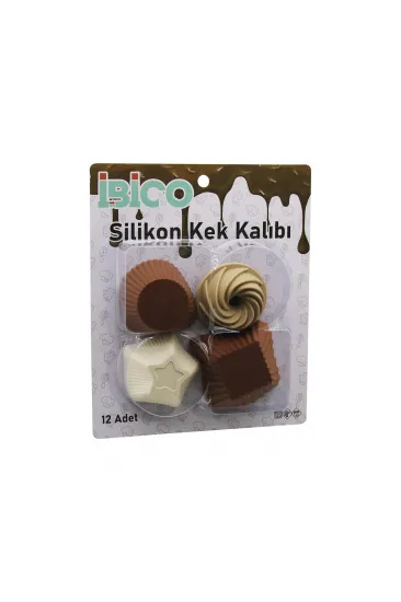 Muffin Kek Kalıbı Seti - 12'li Paket - Karışık Şekilli Set Muffin Kek Kalıbı Seti - 12'li Paket - Karışık Şekilli Set