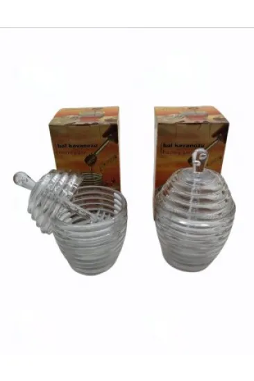 Bal Kavanozu - Şeffaf - Plastik Bal Kavanozu - Şeffaf - Plastik