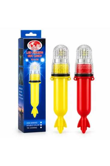 Pilli Balıkçı Feneri - Sinyalli LED Lamba - 15 LED - Su Geçirmez Pilli Balıkçı Feneri - Sinyalli LED Lamba - 15 LED - Su Geçirmez