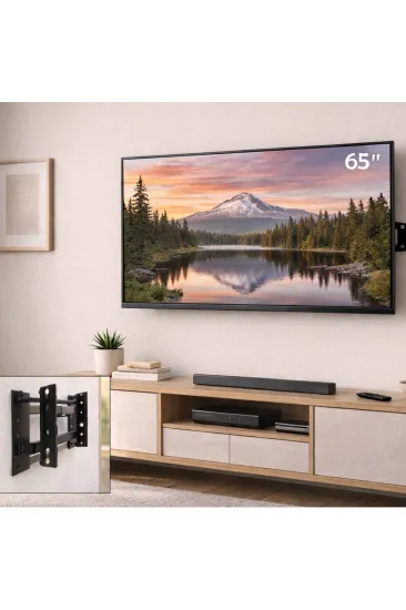 65 İnç ve 32 İnç - 65 İnç Sabit TV Askı Aparatı - LCD LED TV Uyumlu - 82-165 cm 65 İnç ve 32 İnç - 65 İnç Sabit TV Askı Aparatı - LCD LED TV Uyumlu - 82-165 cm