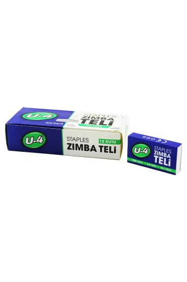 1000'li Büyük Zımba Teli - 10 Kutu 1000'li Büyük Zımba Teli - 10 Kutu