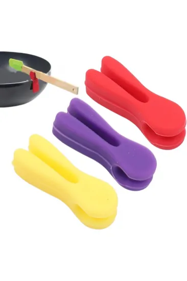 Silikon Tava Kaşık Tutacağı 3'lü Paket Silikon Tava Kaşık Tutacağı 3'lü Paket