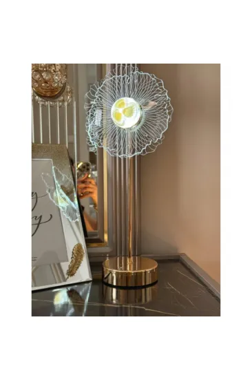 Çiçek Tasarımlı LED Masa Lambası Çiçek Tasarımlı LED Masa Lambası