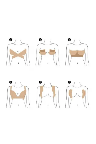 Göğüs Dikleştirme Bandı S Beden 2.5 Cm. Göğüs Dikleştirme Bandı S Beden 2.5 Cm.