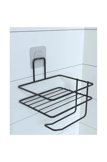 Pratik Yapışkanlı Metal Tuvalet Kağıdı Tutucu Pratik Yapışkanlı Metal Tuvalet Kağıdı Tutucu