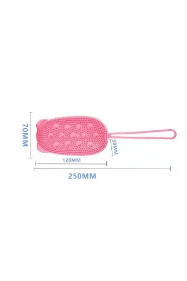 Süngerli Silikon Banyo Kesesi Süngerli Silikon Banyo Kesesi