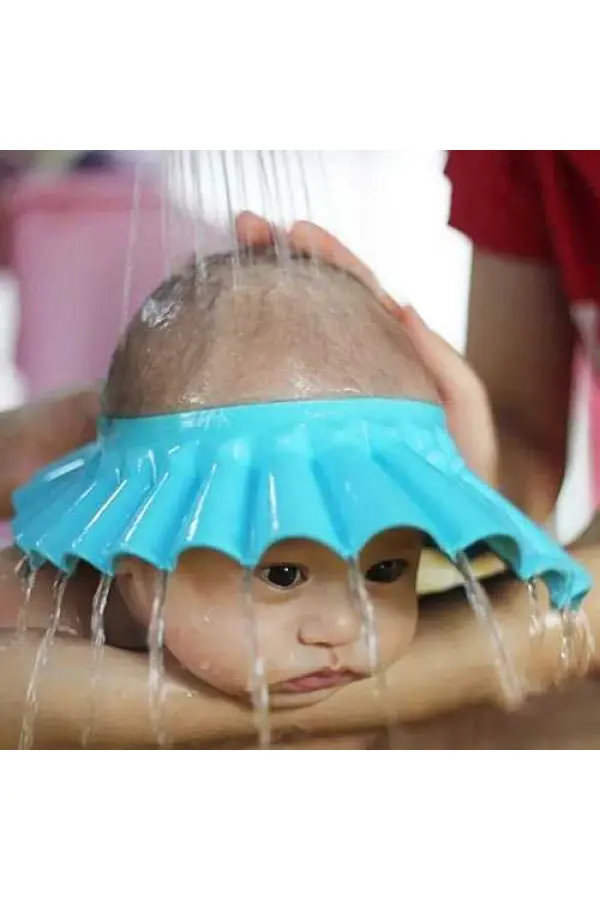 Bebek Banyo Şapkası Mavi Bebek Banyo Şapkası Mavi