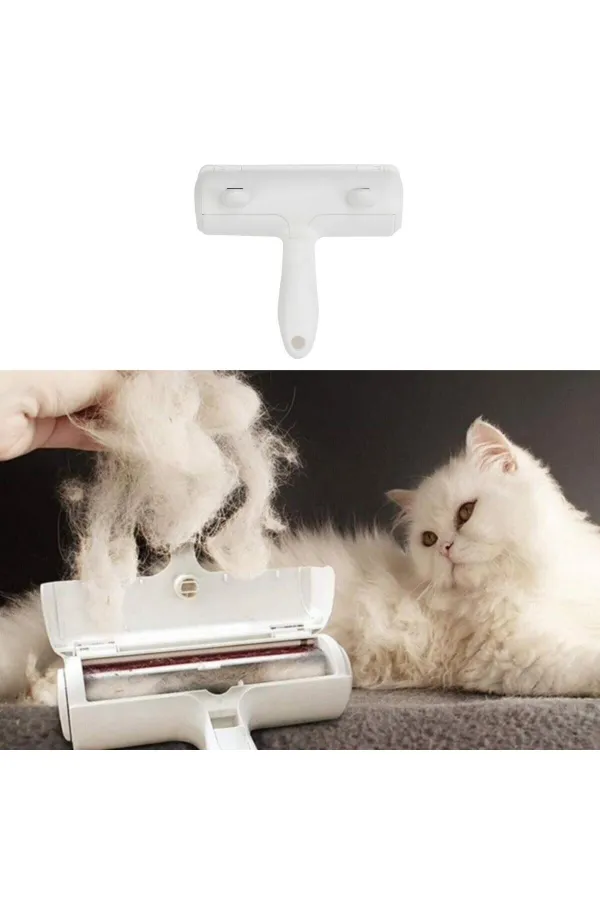 Hazneli Kedi Köpek Tüy Toplama Aleti Hazneli Kedi Köpek Tüy Toplama Aleti
