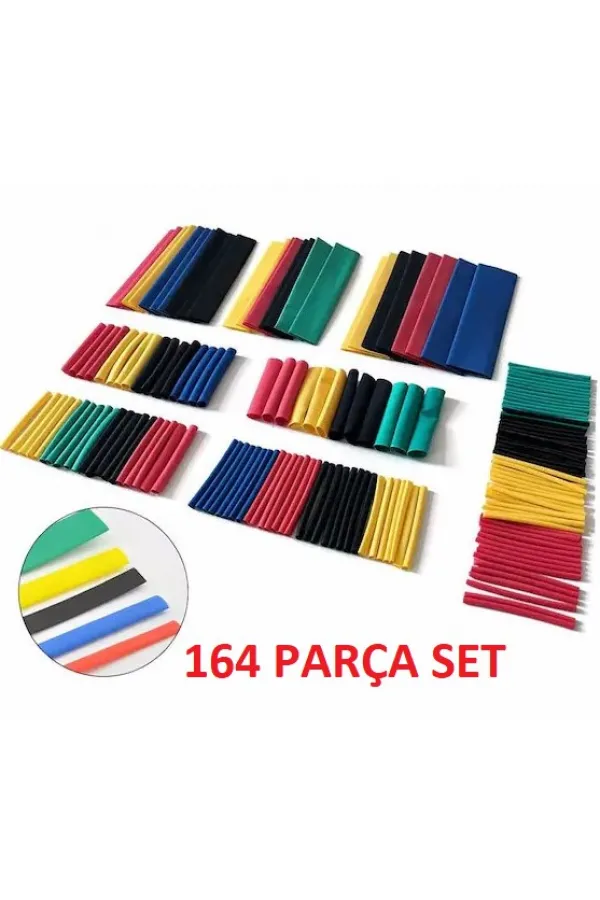 Kablo Koruyucu Makaron Seti 164 Parça Kablo Koruyucu Makaron Seti 164 Parça