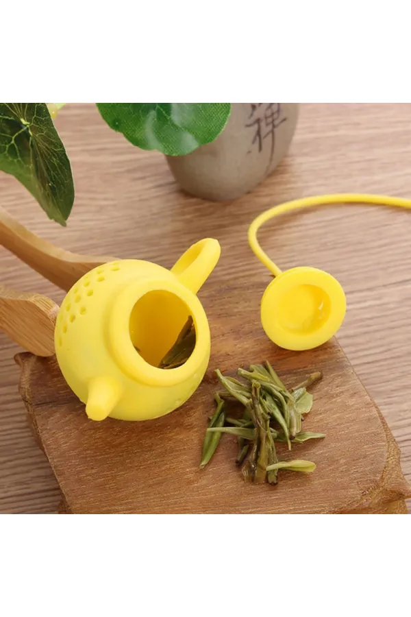 Çaydanlık Tasarımlı Çay Demleme Süzgeci Çaydanlık Tasarımlı Çay Demleme Süzgeci