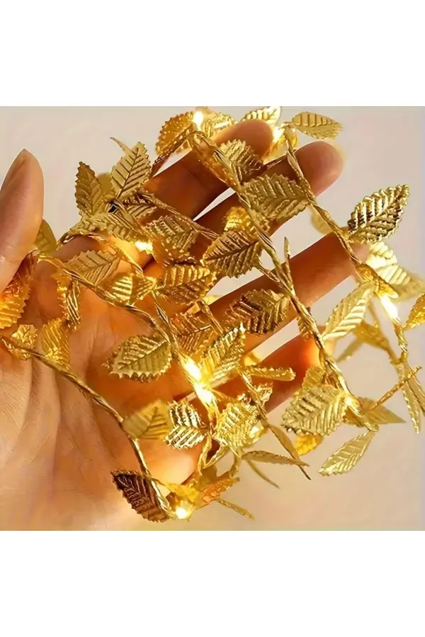 3 Metre Yaldızlı Gold LED Işık 3 Metre Yaldızlı Gold LED Işık