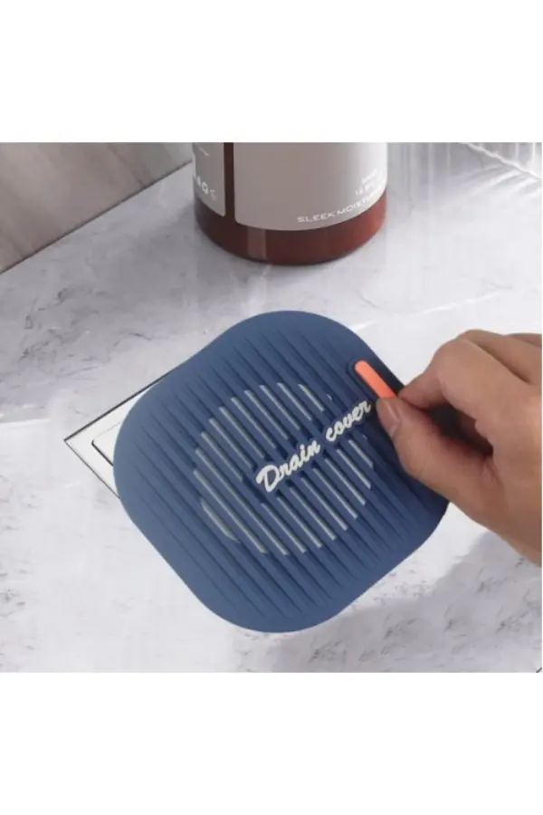 Süzgeçli Lavabo Gider Koruyucu Mat Gri Süzgeçli Lavabo Gider Koruyucu Mat Gri