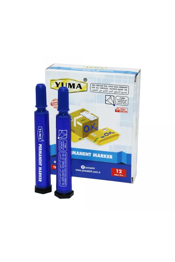 Mavi Koli Kalemi - Yuvarlak Uç - 3 mm Mavi Koli Kalemi - Yuvarlak Uç - 3 mm