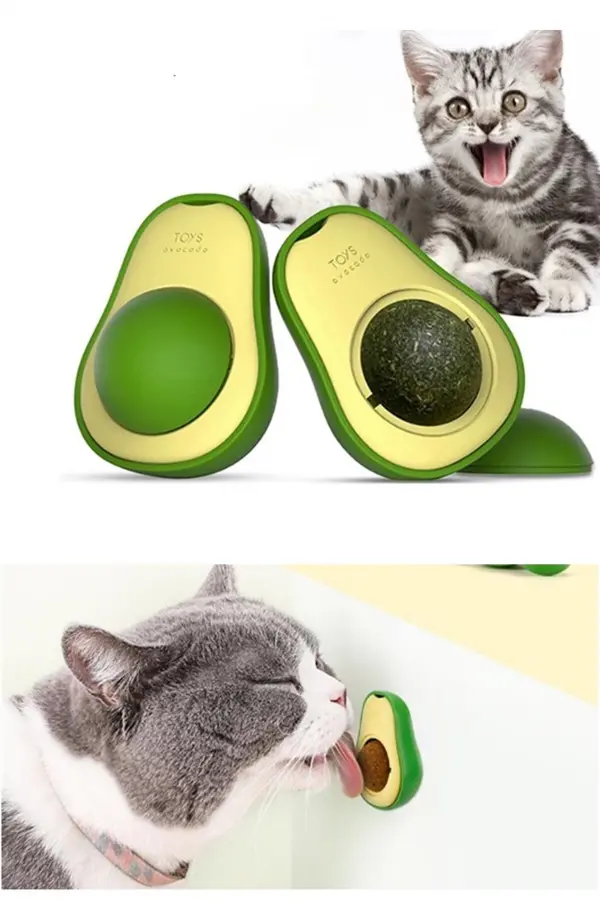 Avokado Tasarımlı Kedi Yalama Topu Avokado Tasarımlı Kedi Yalama Topu