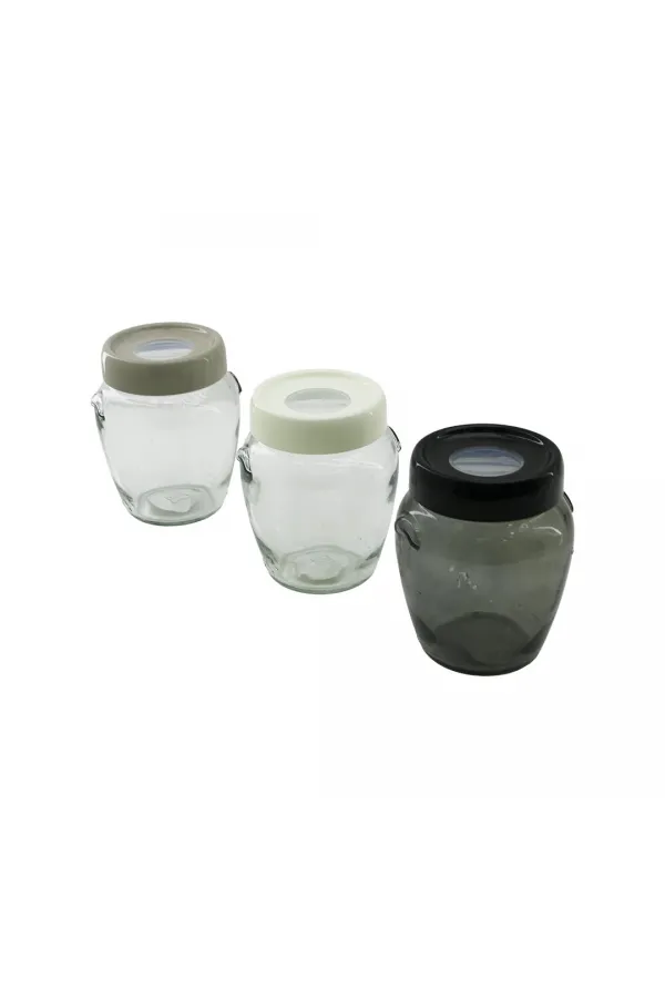 Cam Kavanoz - 580 ml - Şeffaf