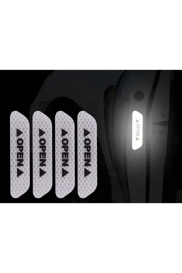 Reflektif Araç Kapı Stickerı Reflektif Araç Kapı Stickerı