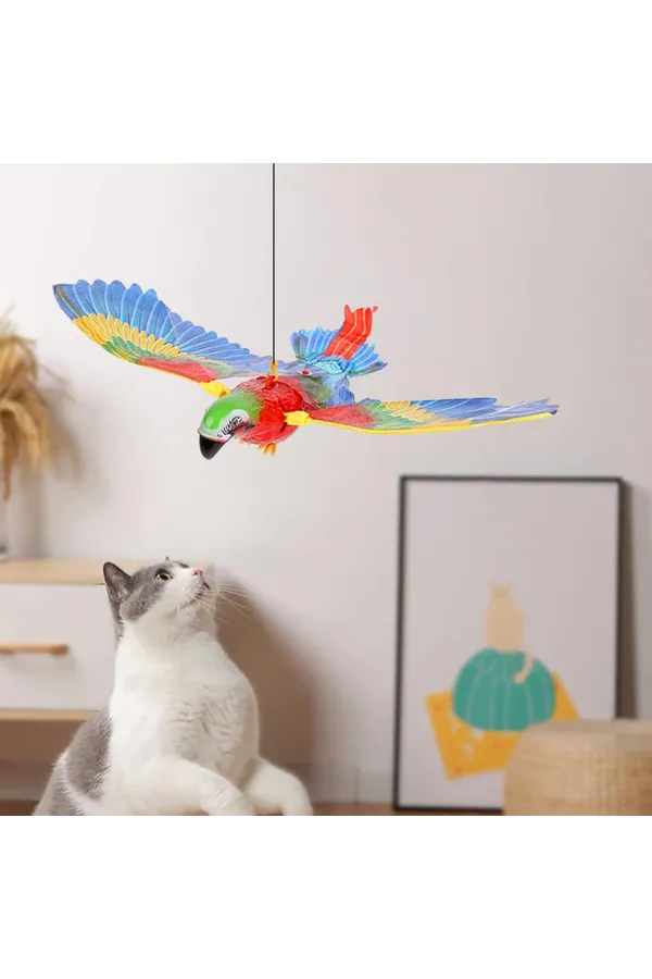 Uçan Papağan Kedi Oyuncağı Uçan Papağan Kedi Oyuncağı