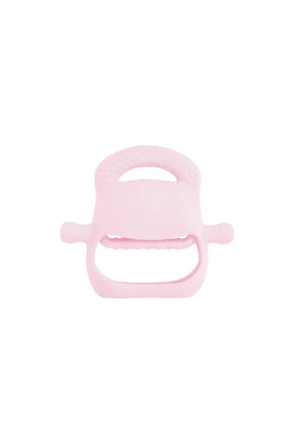 Pembe Bebek Silikon Diş Kaşıyıcı Pembe Bebek Silikon Diş Kaşıyıcı