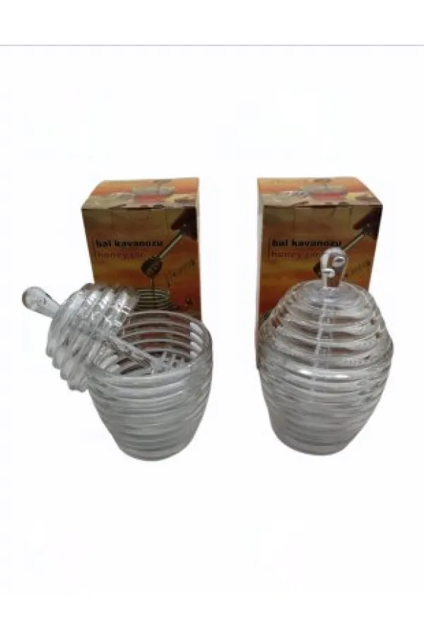 Bal Kavanozu - Şeffaf - Plastik Bal Kavanozu - Şeffaf - Plastik