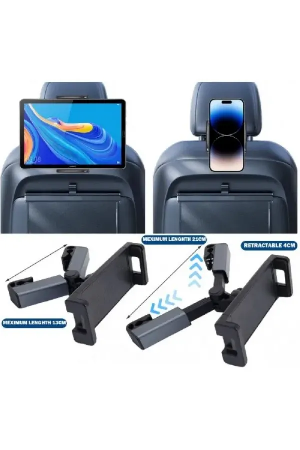 Koltuk Arkası Ayarlanabilir Tablet Telefon Tutucu Koltuk Arkası Ayarlanabilir Tablet Telefon Tutucu