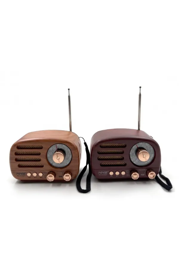Ahşap Retro Radyo