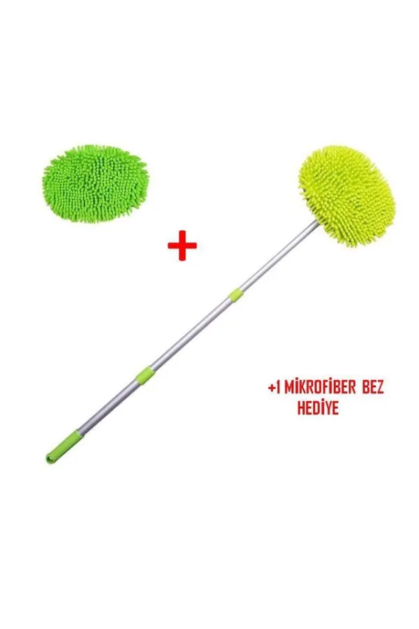 Yedek Bezli Mikrofiber Araba Yıkama Fırçası Yedek Bezli Mikrofiber Araba Yıkama Fırçası