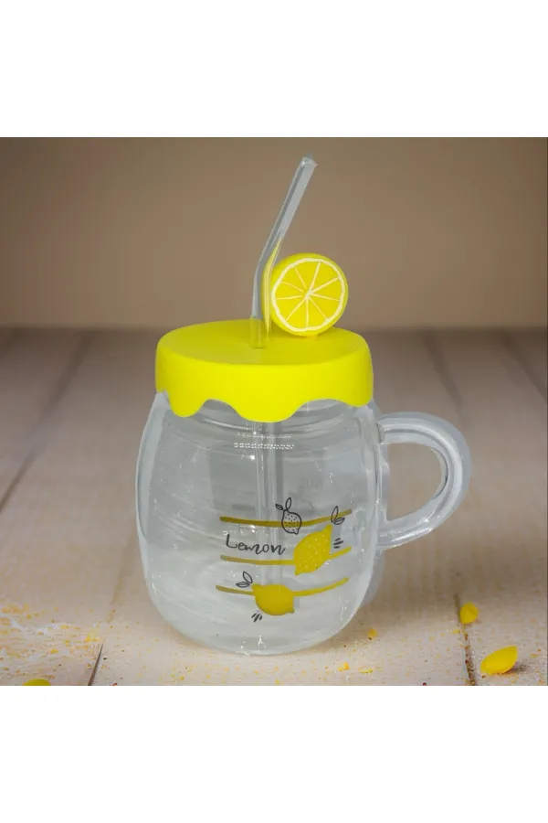 Limon Tasarımlı Kupa Bardak Limon Tasarımlı Kupa Bardak