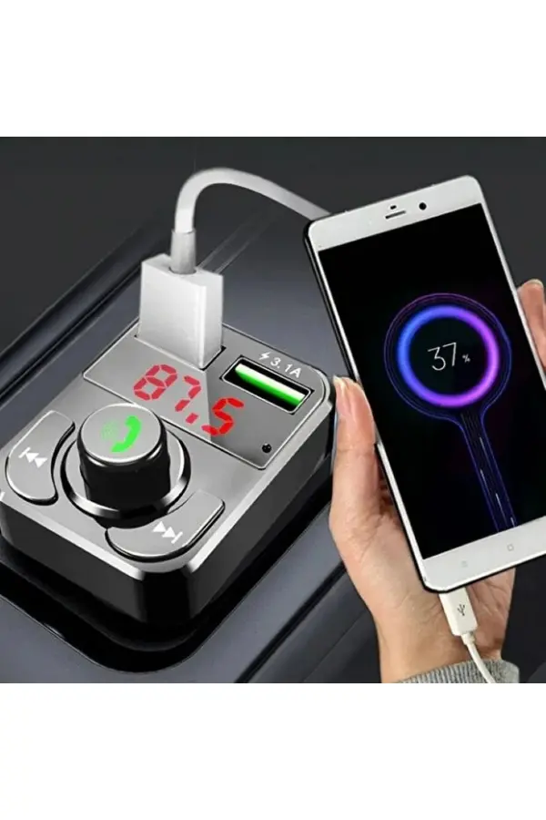 QC 3.1A USB & PD /TF FM Transmitter QC 3.1A USB & PD /TF FM Transmitter